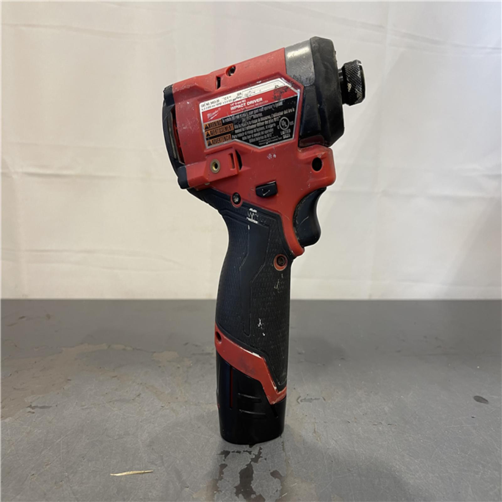 AS-IS - Milwaukee M12 FUEL 12 V 1/4 in. Cordless Brushless Impact Driver Kit