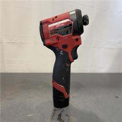 AS-IS - Milwaukee M12 FUEL 12 V 1/4 in. Cordless Brushless Impact Driver Kit