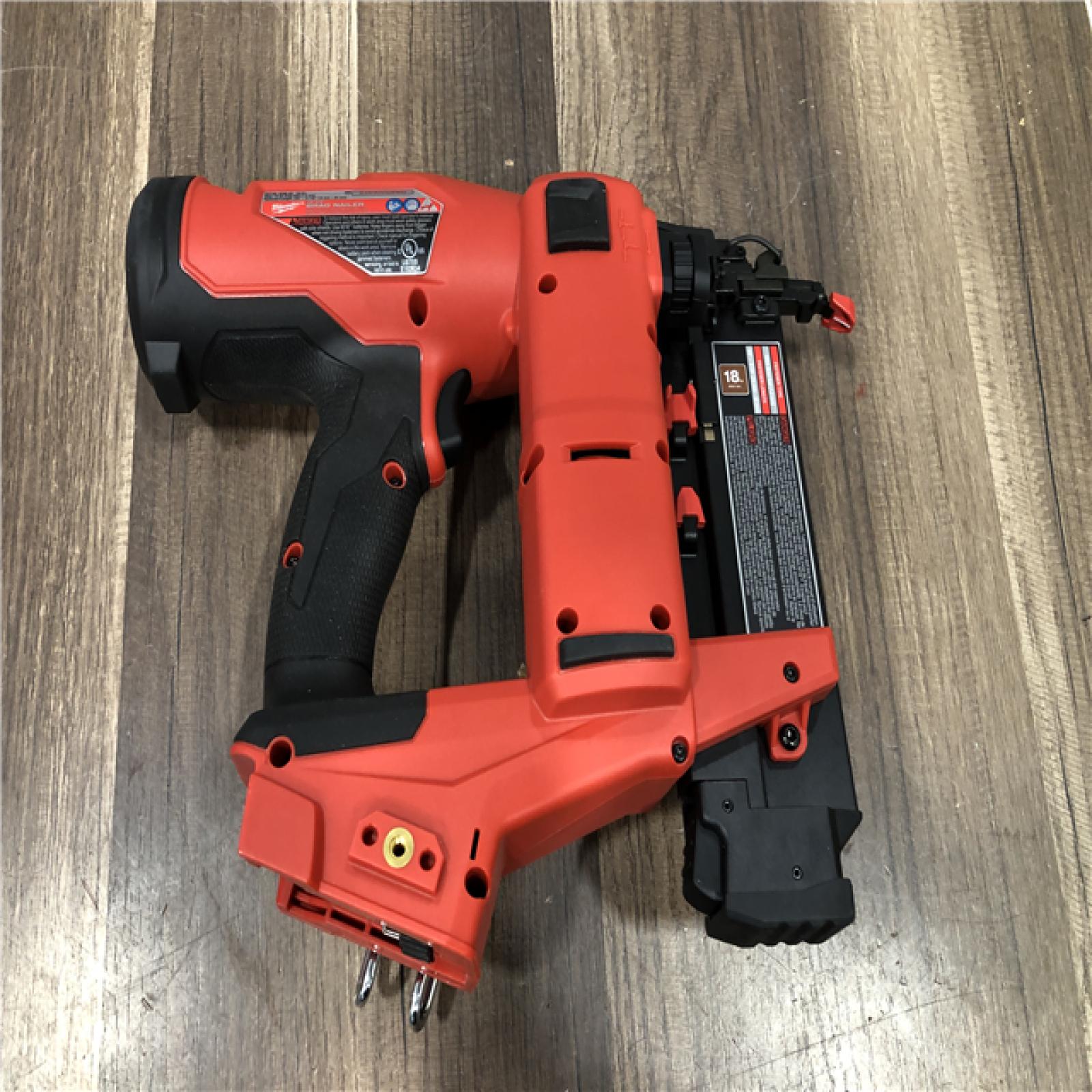 AS-IS Milwaukee FUEL 18-Volt Lithium-Ion Brushless Cordless Gen II 18-Gauge Brad Nailer (Tool-Only)