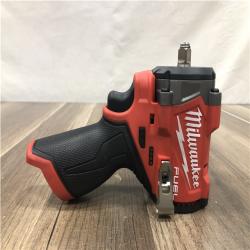AS-IS Milwaukee FUEL 12V Li-Ion Brushless Cordless Stubby 3/8 in. Impact Wrench Kit