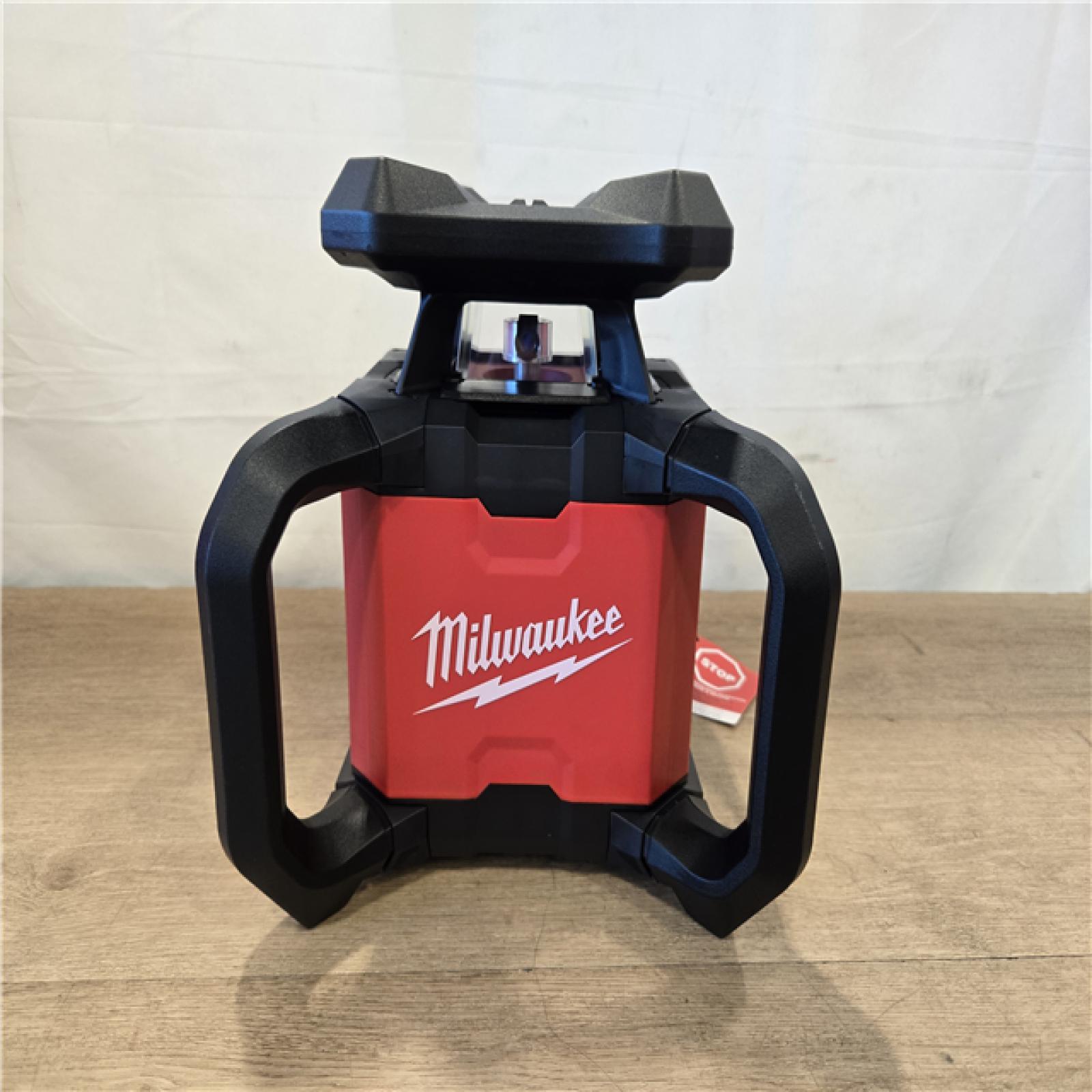 AS-IS Milwaukee M18 2000 Ft. Red Exterior Rotary Laser Level Kit