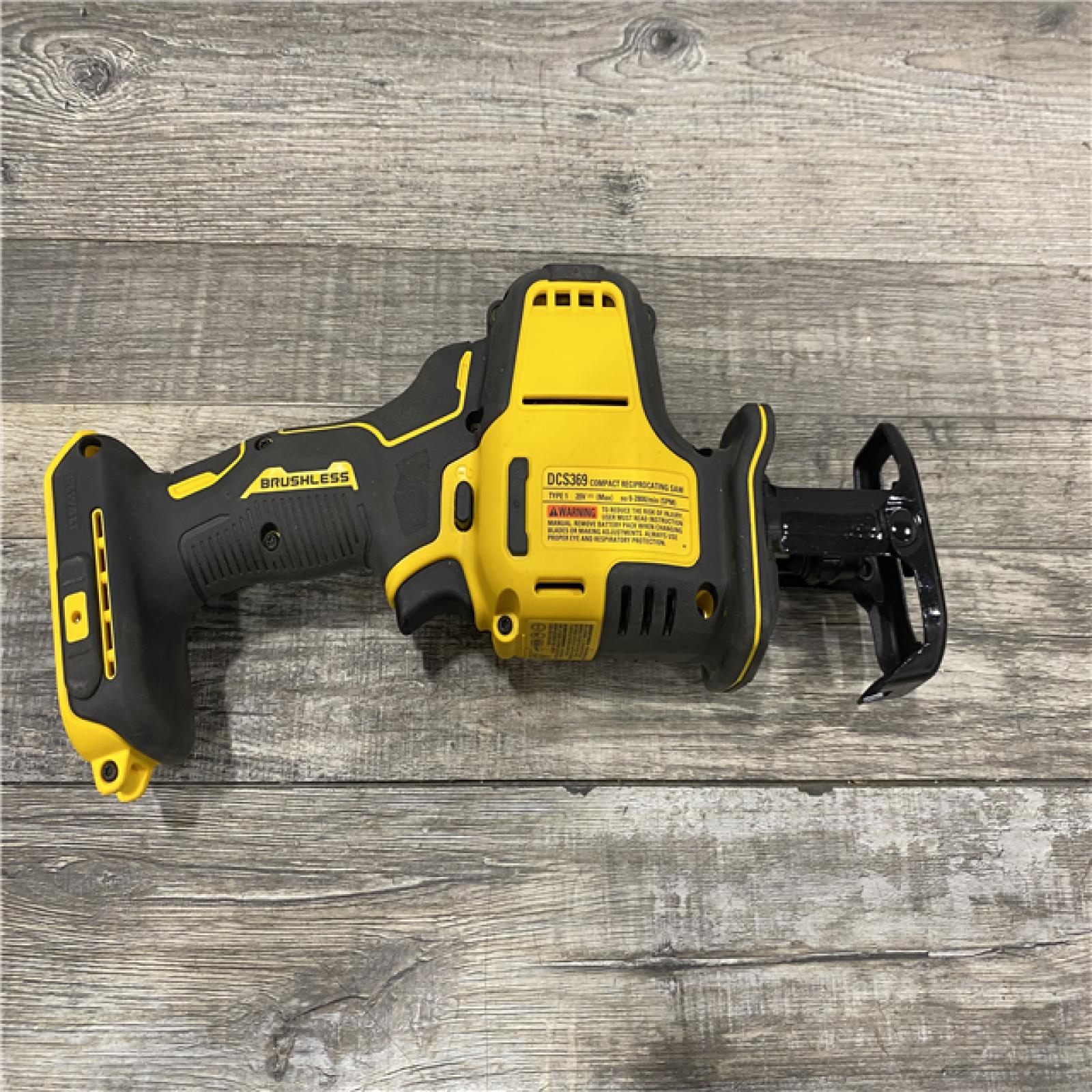AS-IS DEWALT ATOMIC 20V MAX Cordless Brushless Compact Reciprocating Saw (Tool Only)