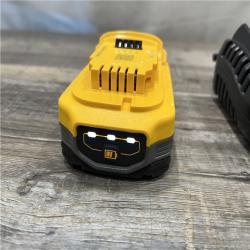 AS-IS DEWALT 20V MAX XR POWERSTACK Lithium-Ion Battery Starter Kit with 3.5Ah Battery and Charger