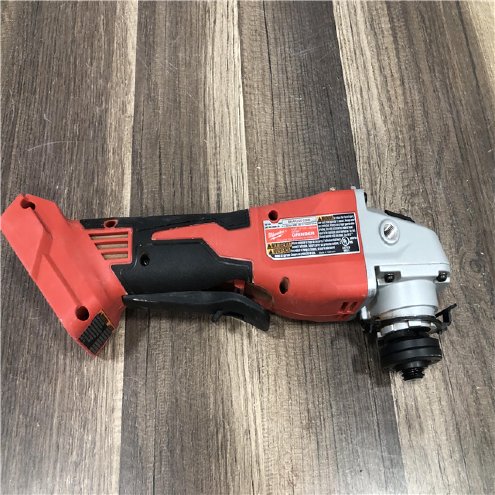AS-IS Milwaukee 18V Lithium-Ion Brushless Cordless 4-1/2 in./5 in. Grinder w/Paddle Switch (Tool-Only)