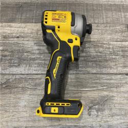 AS-IS DEWALT Atomic 20V Max Lithium-Ion Brushless Cordless Compact 1/4 in. Impact Driver Kit