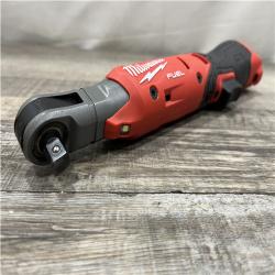 AS-IS Milwaukee FUEL 12V Lithium-Ion Compact 3/8 in. Cordless Ratchet (Tool-Only)