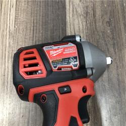 AS-IS Milwaukee 18V Lithium-Ion Cordless 3/8 in. Impact Wrench W/ Friction Ring (Tool-Only)