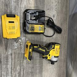 AS-IS DEWALT Atomic 20V Max Lithium-Ion Brushless Cordless Compact 1/4 in. Impact Driver Kit