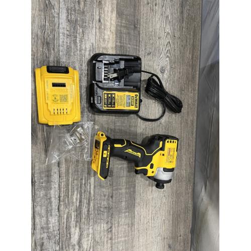 AS-IS DEWALT Atomic 20V Max Lithium-Ion Brushless Cordless Compact 1/4 in. Impact Driver Kit