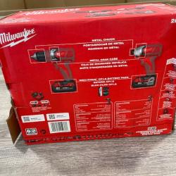 NEW - Milwaukee 18V Lithium-Ion Cordless Drill Driver/Impact Driver Combo Kit