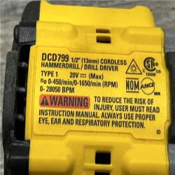 AS-IS DEWALT ATOMIC 20V Lithium-Ion Cordless 1/2 in. Hammer Drill Kit