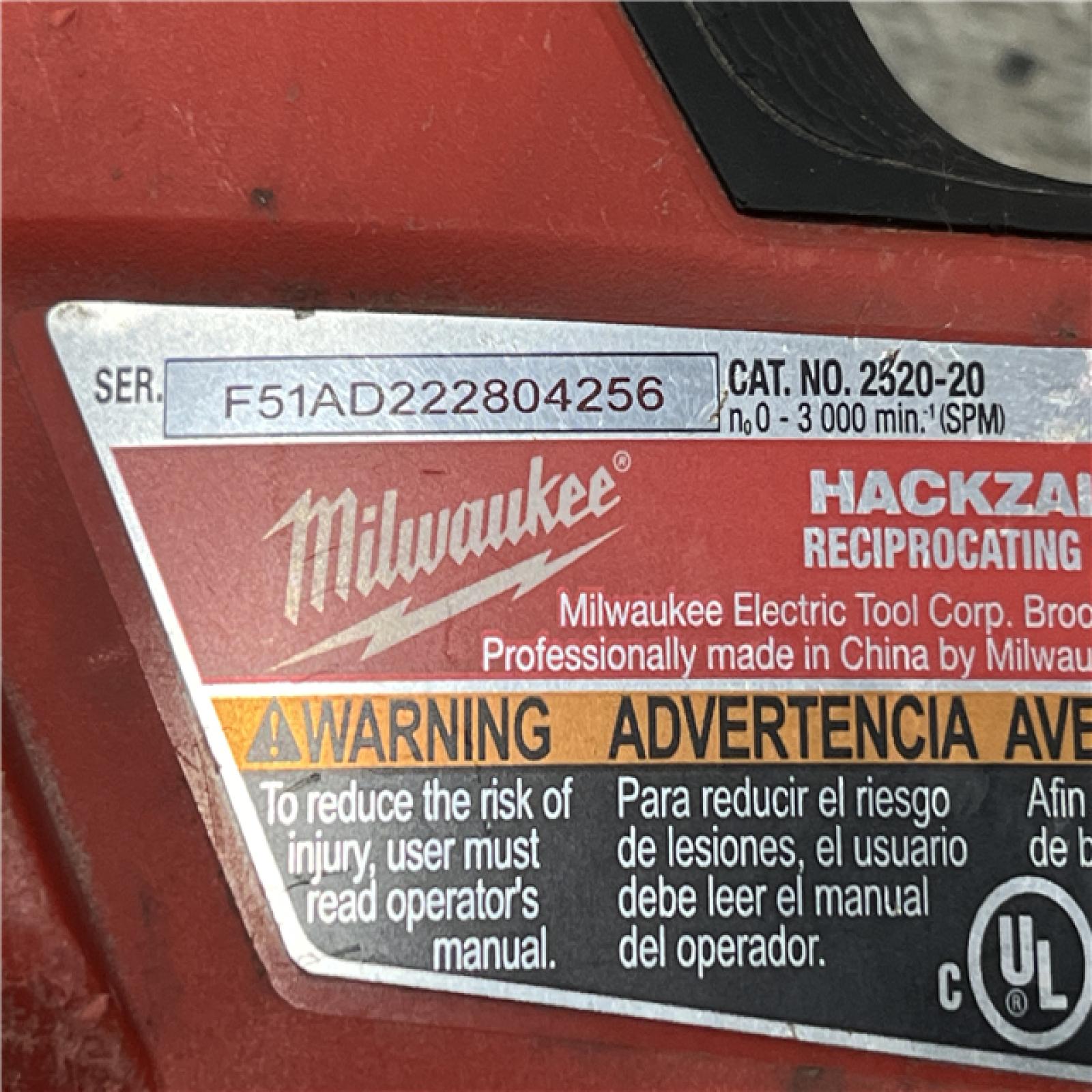 AS-IS Milwaukee FUEL 12V Lithium-Ion Brushless Cordless HACKZALL Reciprocating Saw Kit