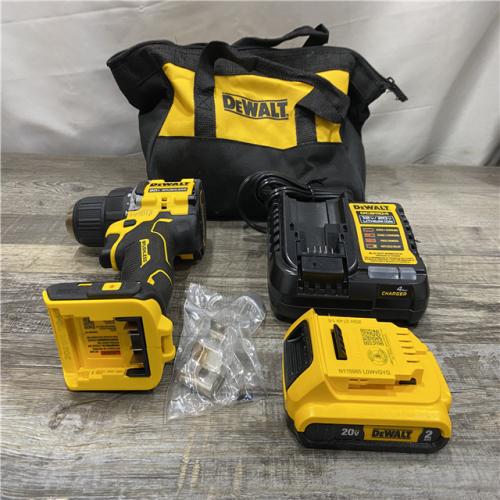AS-IS DEWALT Atomic 20V Lithium-Ion Cordless Compact 1/2 in. Drill/Driver Kit