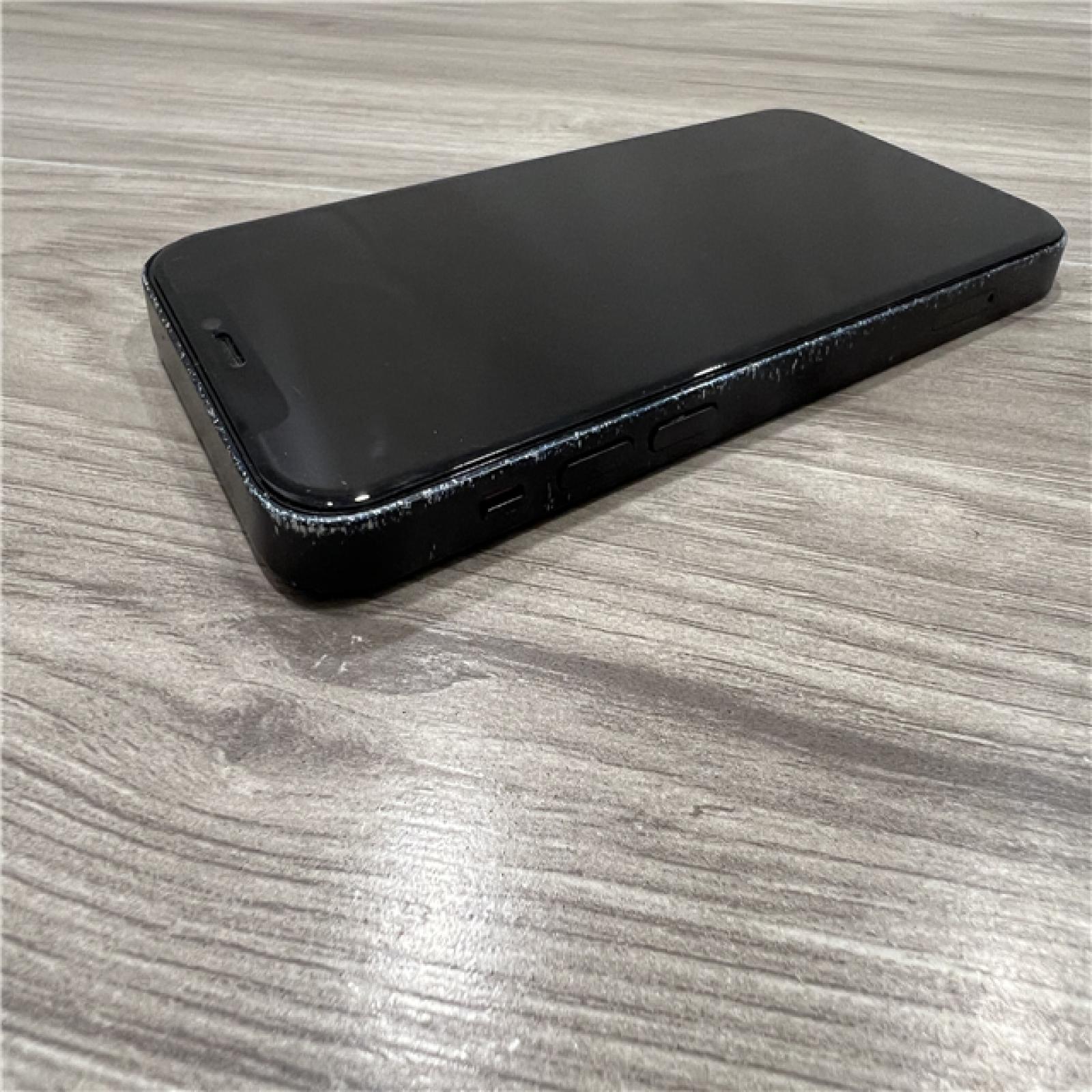 AS-IS Apple iPhone 12 BLACK 64GB -MGEF3LL/A