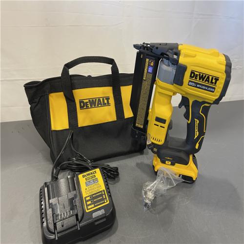 AS-IS - DeWalt ATOMIC 20V MAX Lithium Ion Cordless 23 Gauge Pin Nailer Kit