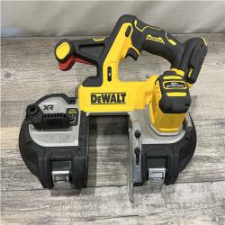 AS-IS DEWALT 20V MAX XR Brushless Dual Trigger Lithium-Ion Cordless Mid-Size Bandsaw (Tool Only)