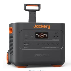 NEW! - Jackery Portable Power Station Explorer 2000 Plus  Solar Generator with 2042Wh LiFePO4 Battery 3000W Output  Expandable to 24kWh 6000W
