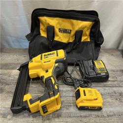 AS-IS DEWALT 20V MAX XR Lithium-Ion Cordless 18-Gauge Narrow Crown Stapler Kit