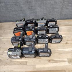 HOUSTON LOCATION - AS-IS RYOBI BATTERY PACK QTY - 15