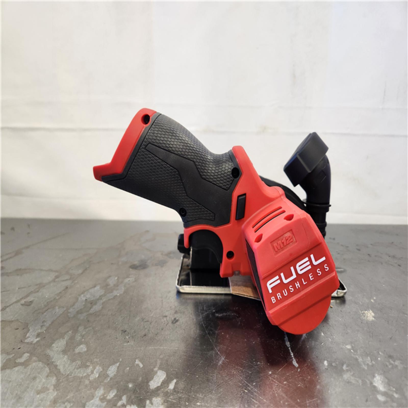 AS-IS- Milwaukee FUEL 12V Lithium-Ion Brushless Cordless 3 in. Cut Off Saw (Tool-Only)