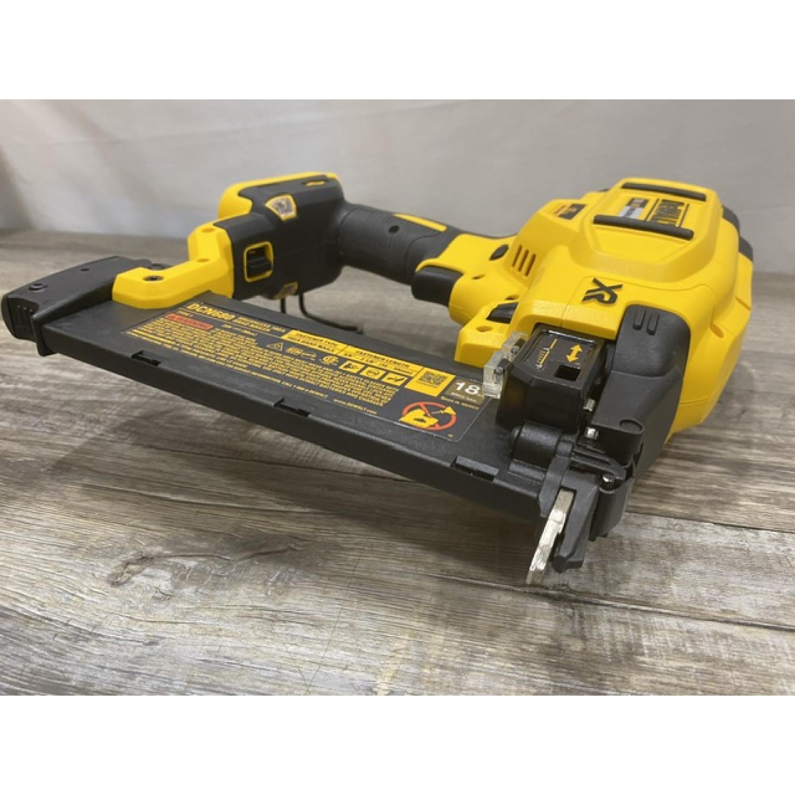 AS-IS DEWALT 20V MAX XR Lithium-Ion Electric Cordless 18-Gauge Brad Nailer (Tool Only)