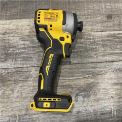 AS-IS DEWALT Atomic 20V Max Lithium-Ion Brushless Cordless Compact 1/4 in. Impact Driver Kit