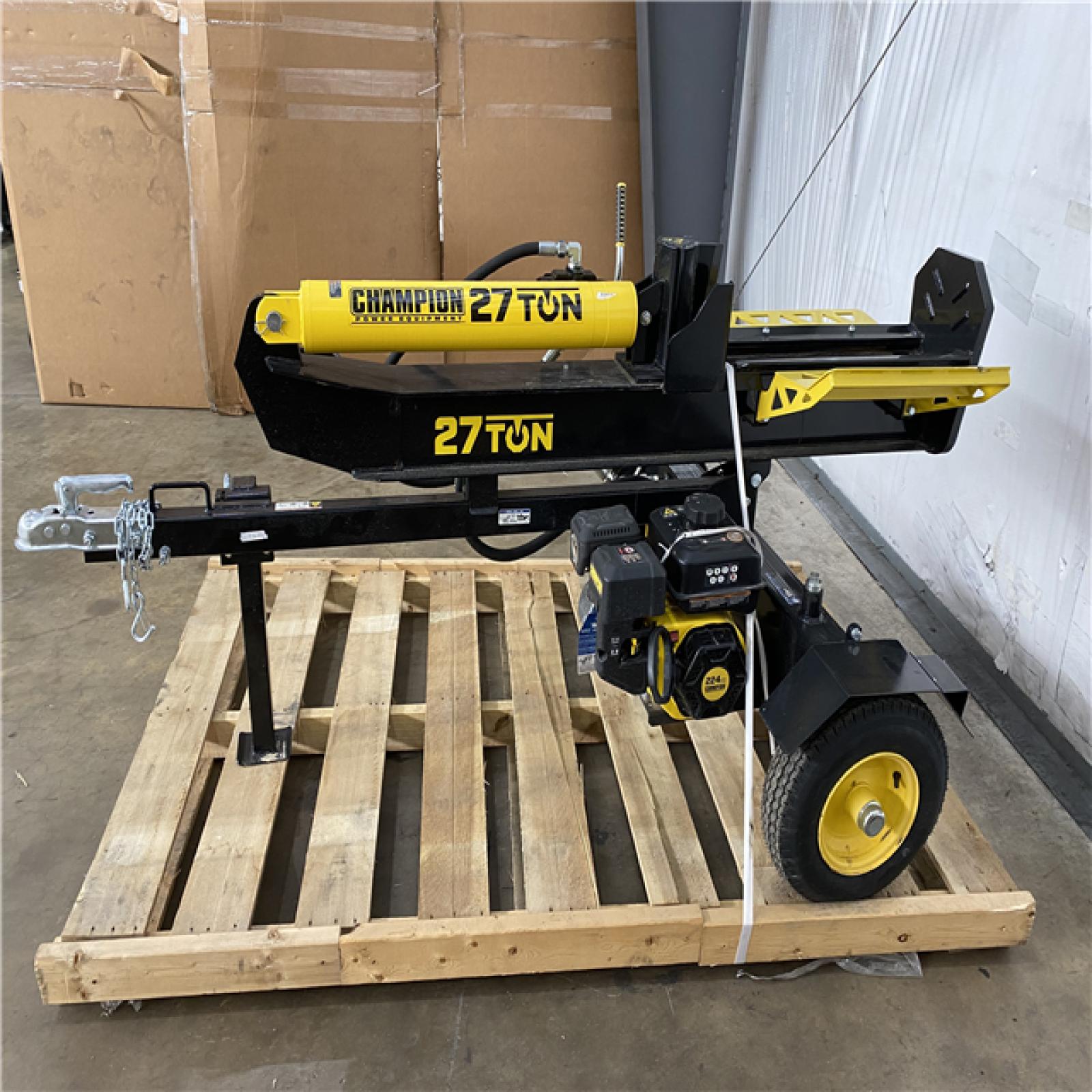 Houston Location - AS-IS Champion 27 Ton Log Splitter