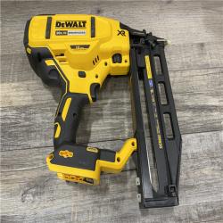 AS-IS DEWALT 20V MAX XR 16-Gauge Lithium-Ion Cordless Finish Nailer (Tool Only)