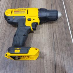 AS-IS DEWALT 20V MAX Cordless 1/2 in. Drill/Driver, (2) 20V 1.3Ah Batteries, Charger and Bag