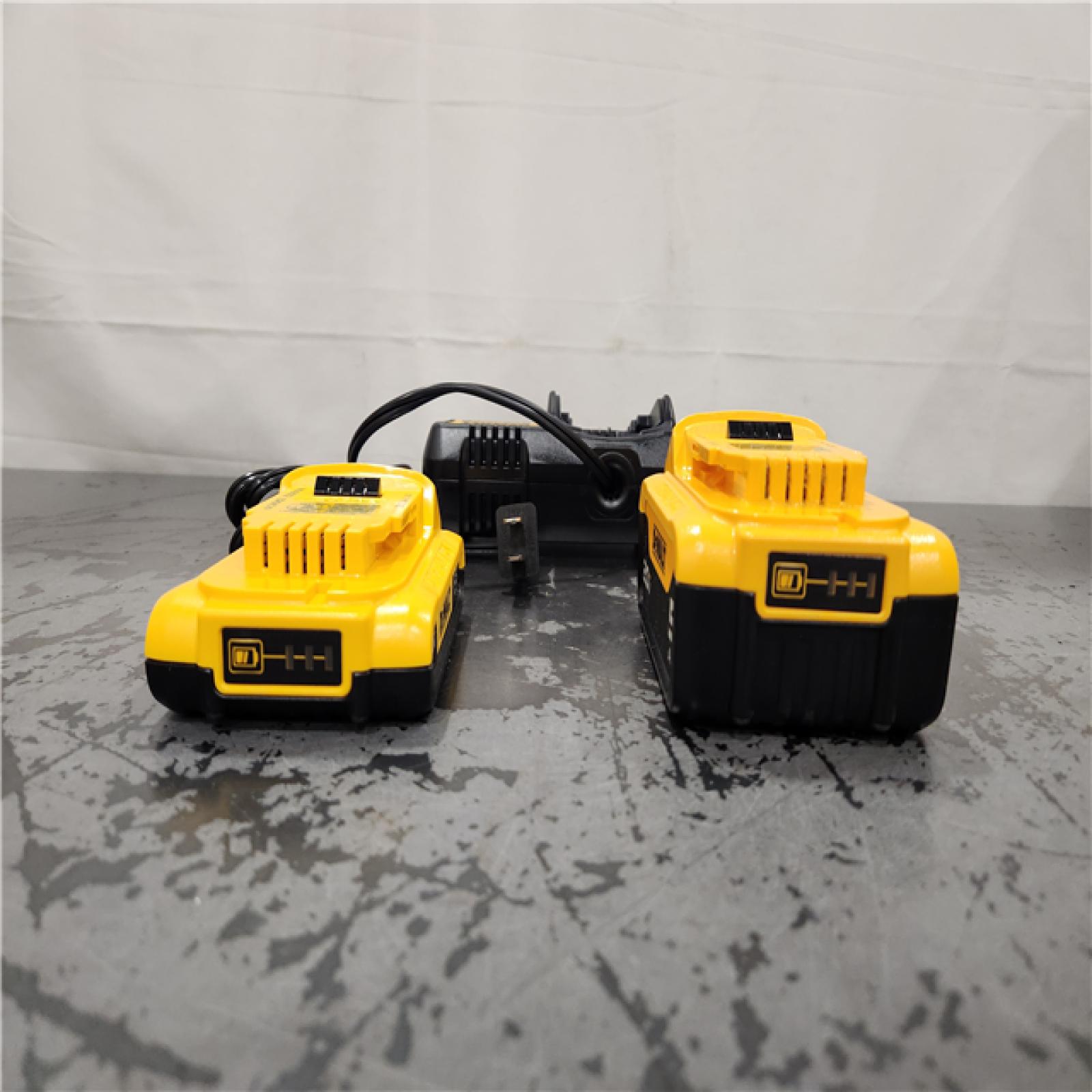 AS-IS- DEWALT 20V MAX Lithium-Ion Battery Kit with 5.0Ah and 2.0Ah Battery and Charger