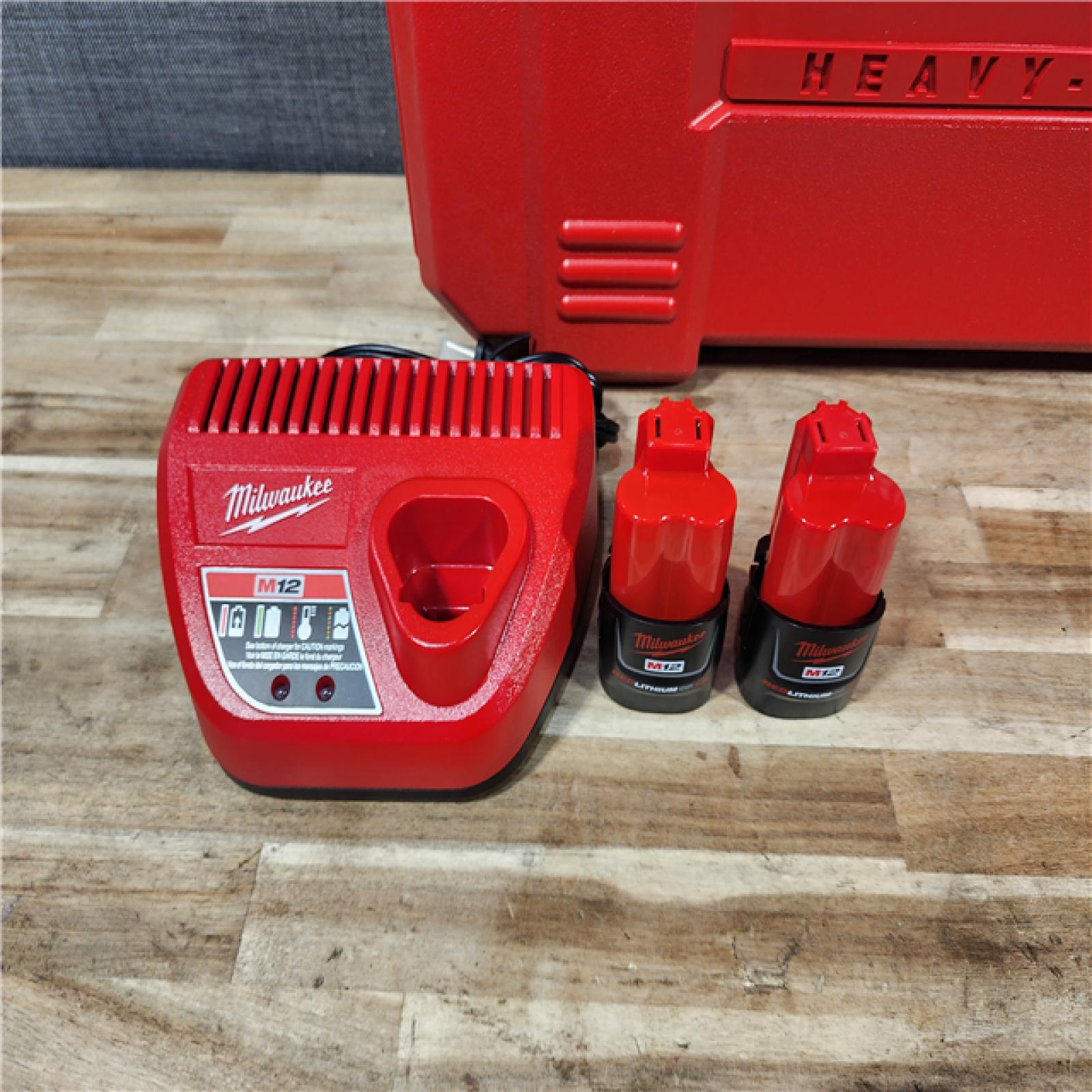 HOUSTON LOCATION - AS-IS (APPEARS LIKE NEW) M12 12-Volt Lithium-Ion Force Logic Cordless Press Tool Kit (3 Jaws Included) with Two 1.5 Ah Battery and Hard Case