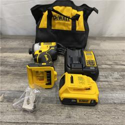 AS-IS DEWALT Atomic 20V Max Lithium-Ion Brushless Cordless Compact 1/4 in. Impact Driver Kit