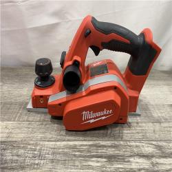 AS-IS Milwaukee 18V Lithium-Ion Cordless 3-1/4 in. Planer (Tool-Only)