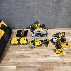 HOUSTON LOCATION - AS-IS DEWALT 4 TOOL COMBO KIT W/ (2) BATTERY & CHARGER