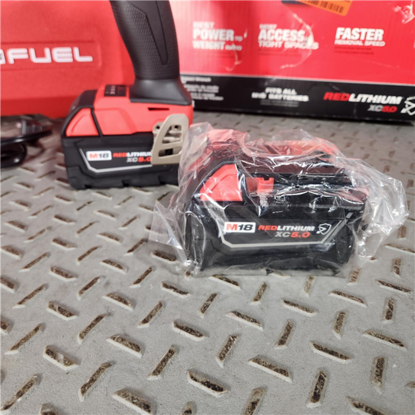 Houston Location - AS-IS Milwaukee 2960-22R M18 Fuel 3/8  Mid-Torque Impact Wrench W/ Friction Ring Kit - Appears IN LIKE NEW Condition