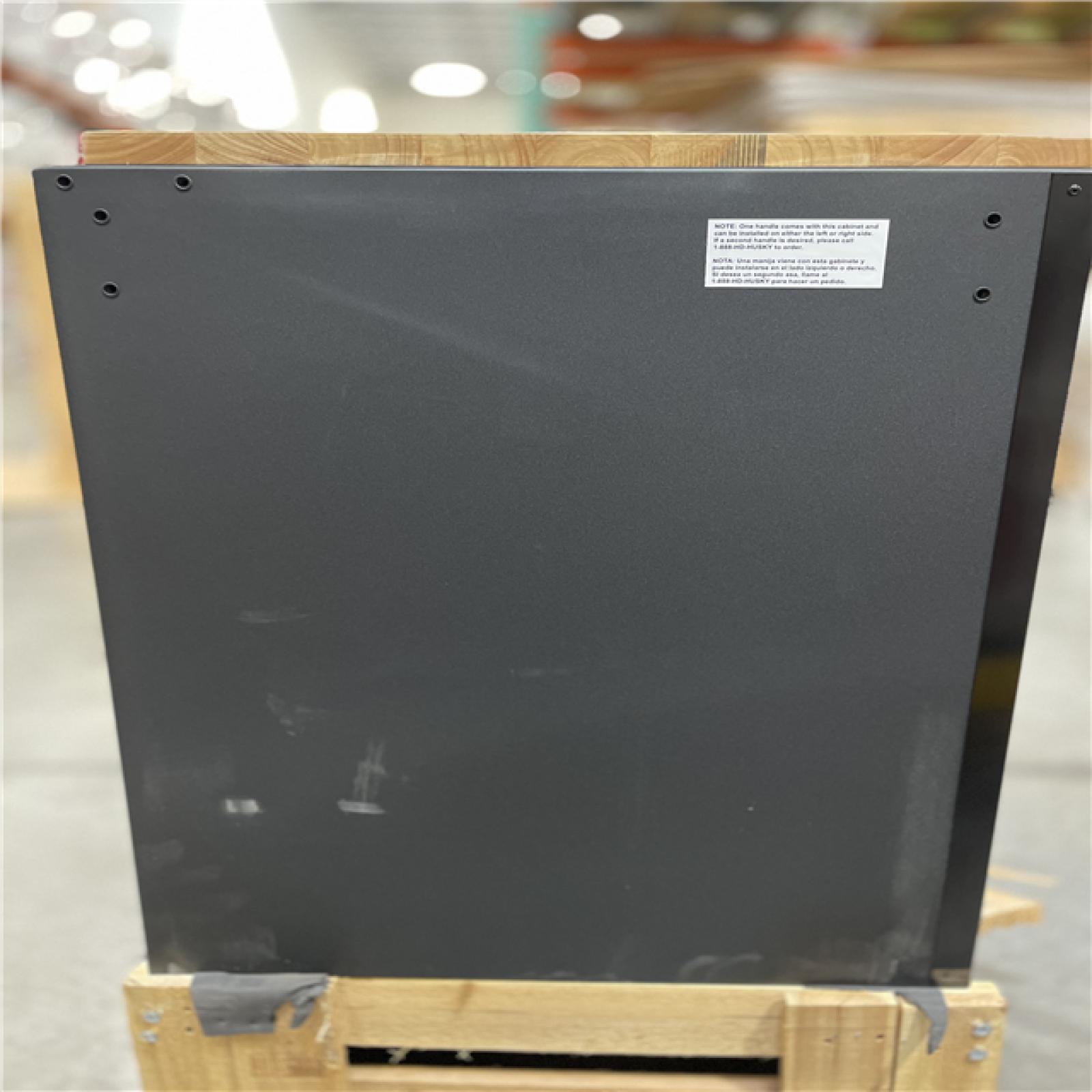 DALLAS LOCATION-  AS-IS Husky 10-Drawer Matte Black Heavy-Duty Mobile Workbench w/ Pegboard/Top Cabinets