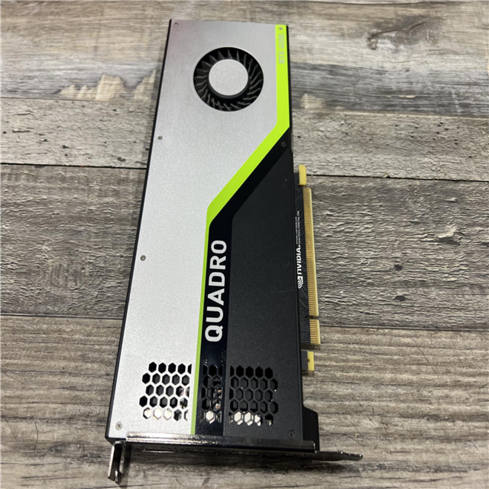 AS-IS NVIDIA Quadro RTX 4000 Graphics Card