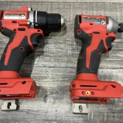 AS-IS Milwaukee 18V Lithium-Ion Brushless Cordless Compact Drill/Impact Combo Kit
