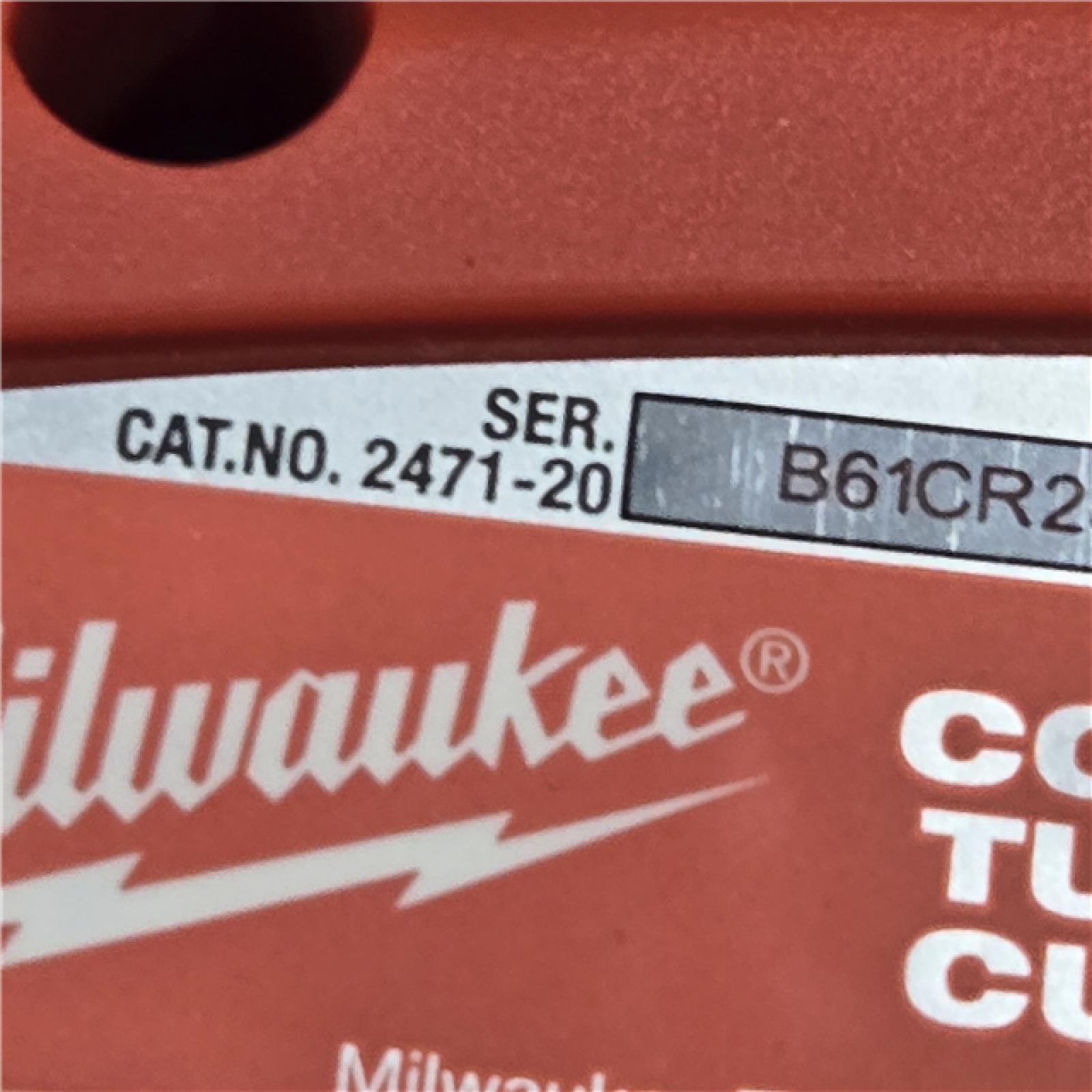 AS-IS Milwaukee M12 12V Cordless Copper Tubing Cutter (Tool-Only)