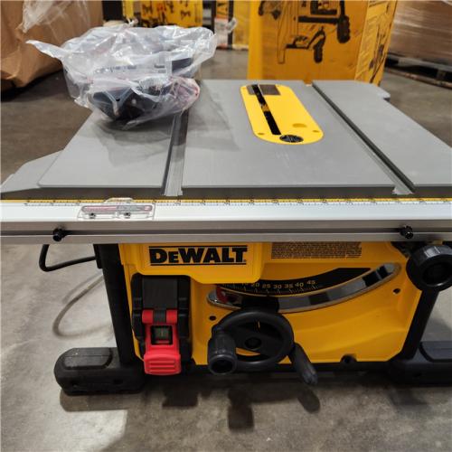 As-Is- DEWALT 15 Amp Corded 8-1/4 in. Compact Portable Jobsite Table Saw