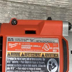 AS-IS Milwaukee 18-Volt Lithium-Ion Brushless Cordless Compact Hammer Drill/Impact Combo Kit