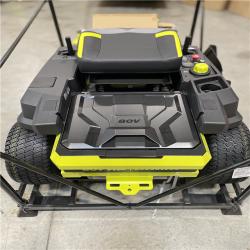 DALLAS LOCATION- NEW! RYOBI ZR3 80V HP Brushless Battery Cordless Electric 42 in. Zero Turn Riding Lawn Mower