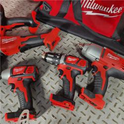 Houston Location -AS-IS Milwaukee M18 5 TOOL Combo Kit  - Appears IN LIKE NEW Condition
