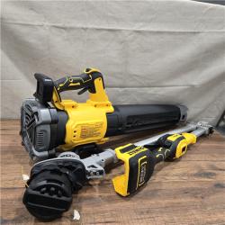 AS-IS DEWALT 20V MAX Cordless Battery Powered String Trimmer & Blower Combo Kit with (1) 4 Ah Battery & Charger