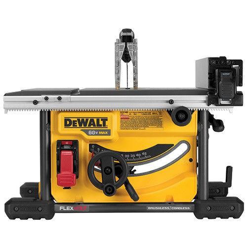NEW- DeWALT FLEXVOLT 60-Volt 8-1/4-Inch Adjustable Table Saw - Bare Tool