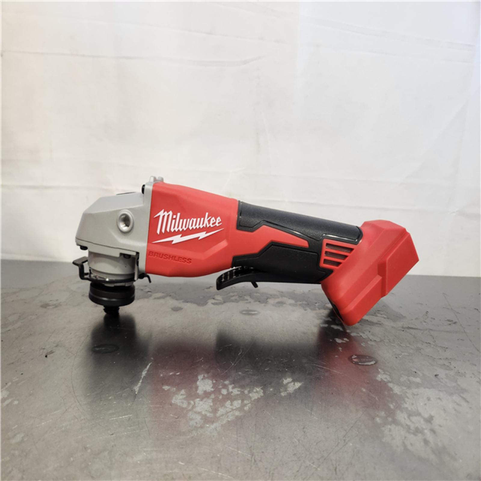 AS-IS- Milwaukee 18V Cordless 4.5 /5  Grinder W/ Paddle Switch (Tool Only)
