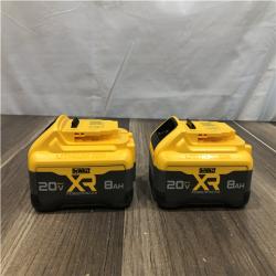 AS-IS DEWALT 20V MAX XR POWER-Pack Lithium-Ion 8.0Ah Battery (2-Pack)