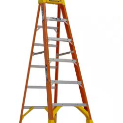 DALLAS LOCATION-NEW! Werner 6 ft. Fiberglass Step Ladder PALLET (16 UNITS)