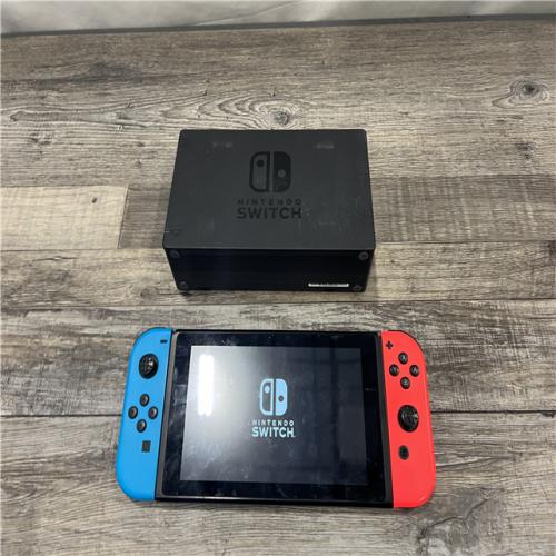 AS-IS Nintendo Switch -Neon Blue Joy-Con & Neon Red