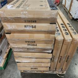 Phoenix NEW FLEXIMOUNTS 24 in. x 48 in. Heavy Duty Wall Shelf with Brackets in Black Pallet (12 Total (Retail Value $140 Each)